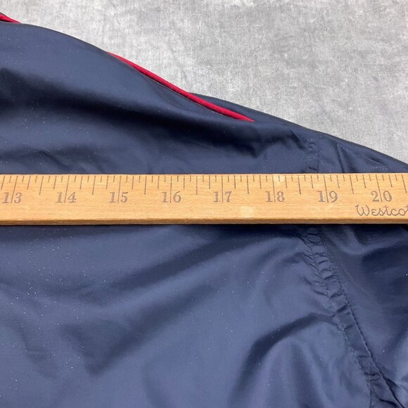 Ralph Lauren Jacket Men Large Blue Red Softshell Cotton Lined Golf Windbreaker - Picture 10 of 13